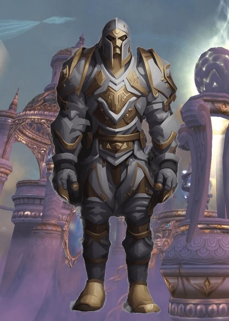 World of Warcraft character in Dread Gladiator armor