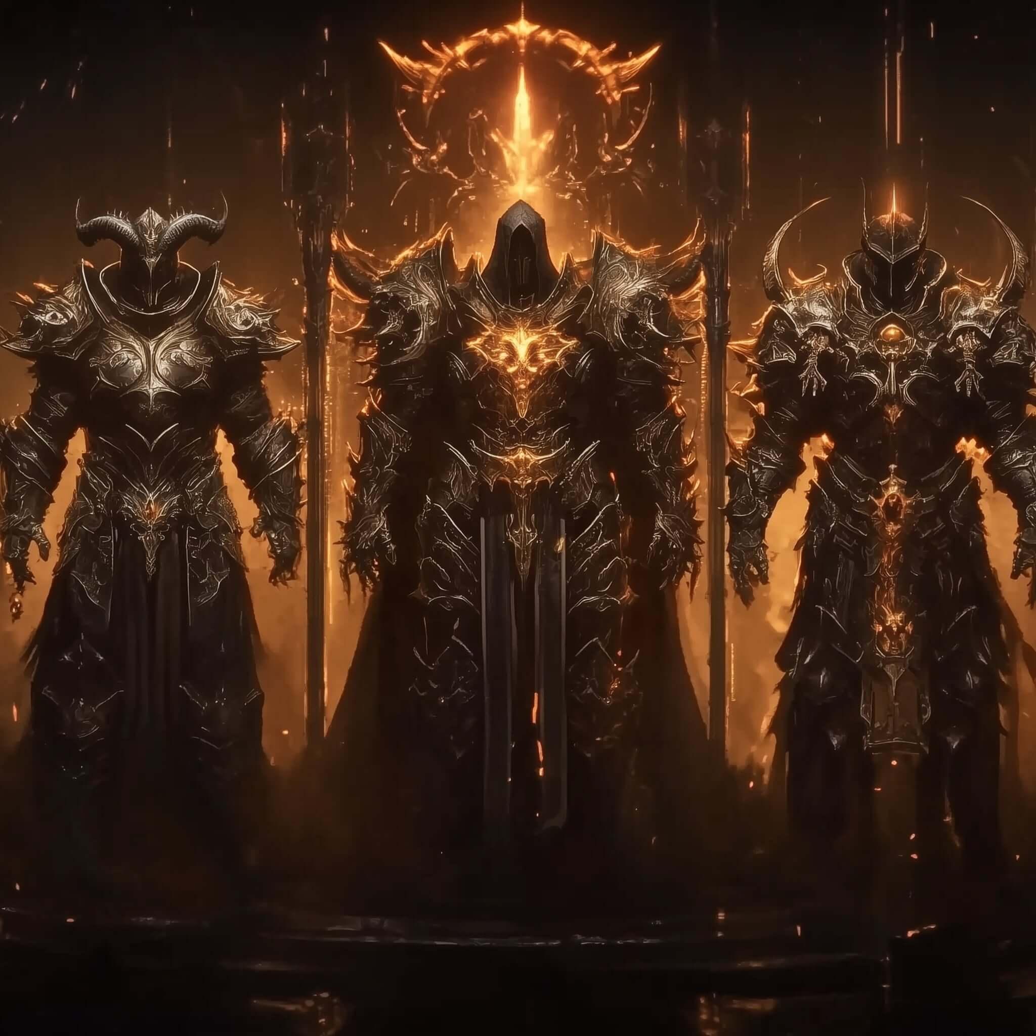 several cool Diablo bosses